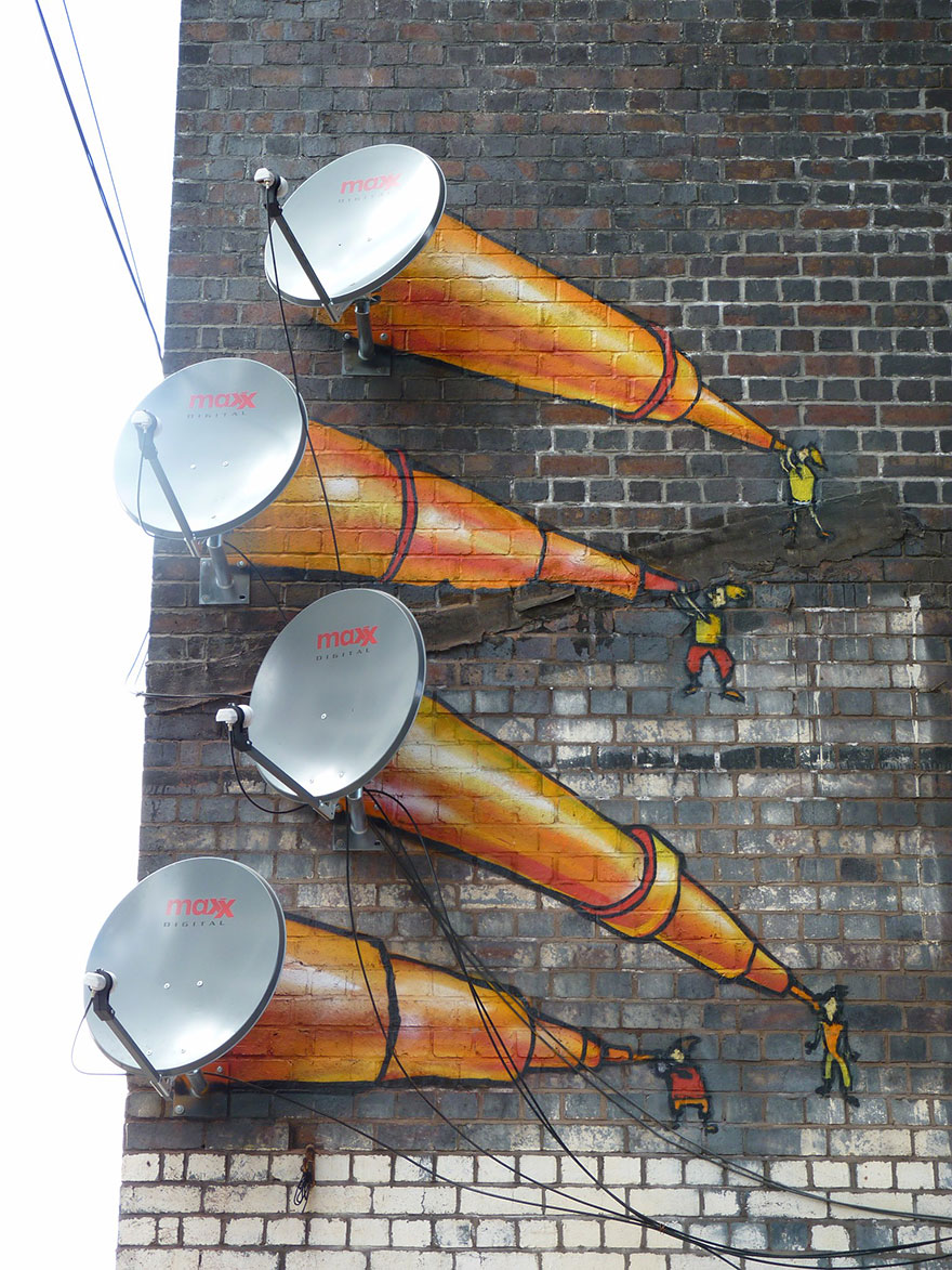 Satellite Dishes, Birmingham, UK